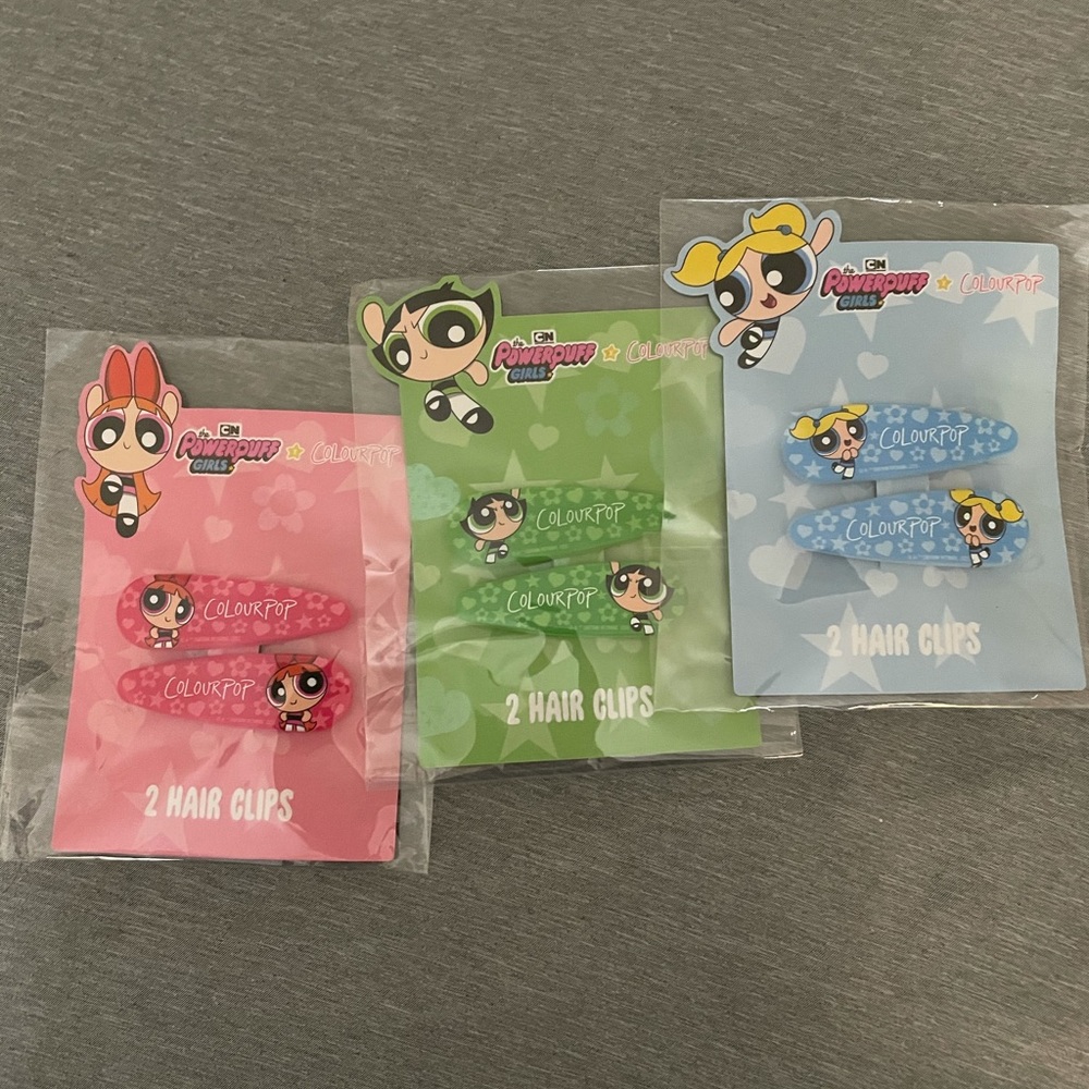 PowerPuff Girls Hair Clips